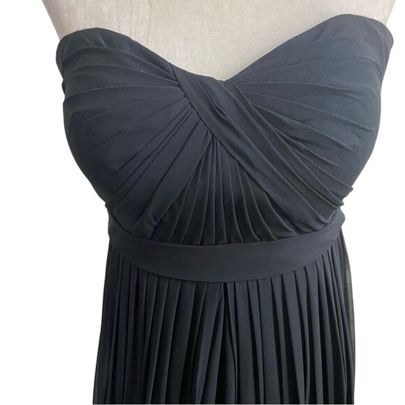 Jenny Yoo Aidan Convertible Strapless Dress Black Size 2 - Picture 3 of 13